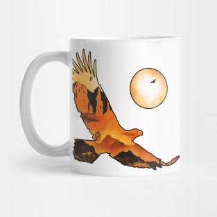 Sunset Eagle Mug